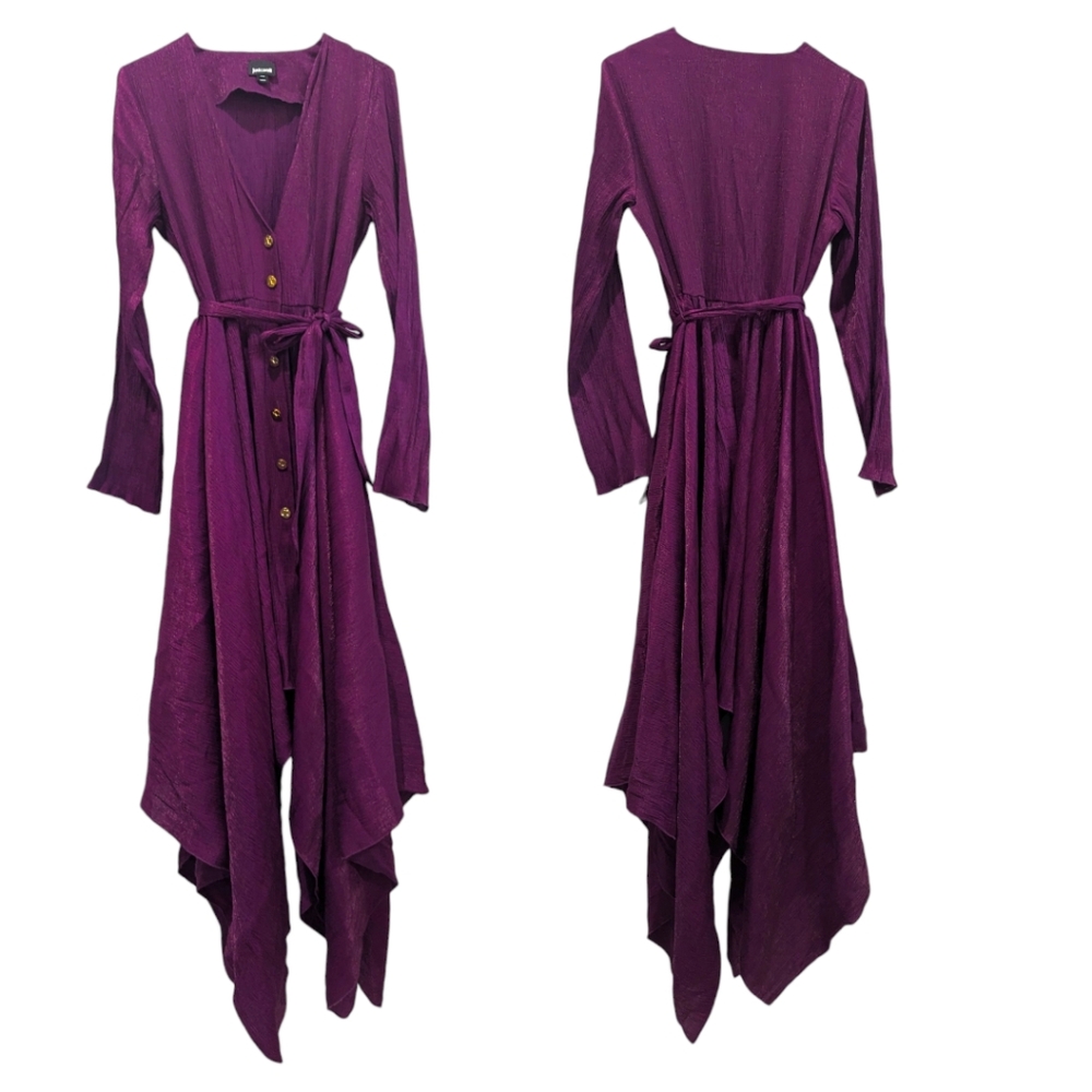 Roberto Cavalli Just Cavalli Crepe Midi Dress 42 - Picture 2 of 8